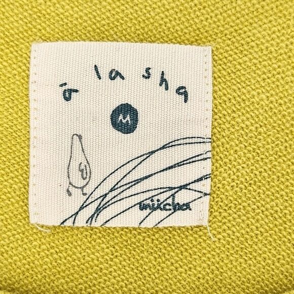 A La Sha Miicha Twofer Dress Size Medium Womens Mustard Yellow White Long Sleeve - Picture 4 of 9